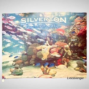 Silverton Casino Las Vegas Light Throw Towel w/Mermaid Logo!